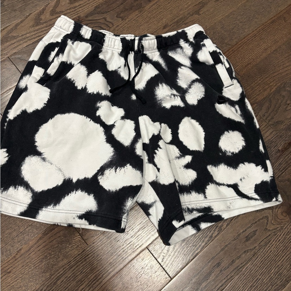 Nike XL french terry tie dye Black and White Men's Shorts
